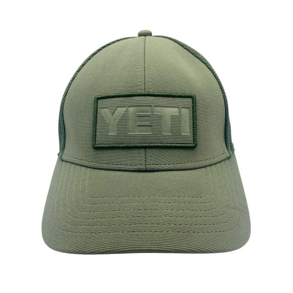 YETI Patch Trucker Hat Snapback Olive Green - Picture 1 of 5